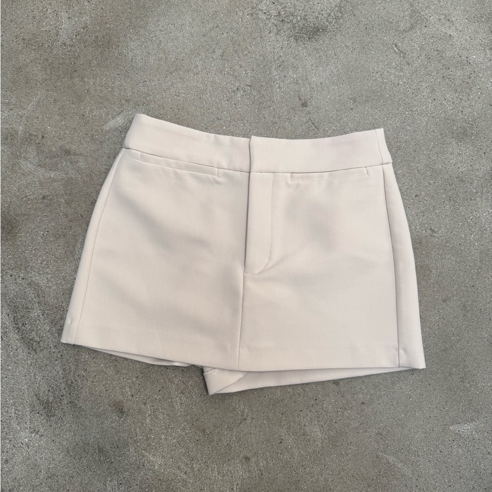 Zara Cropped Cream Blazer Jacket - Picture 3 of 6